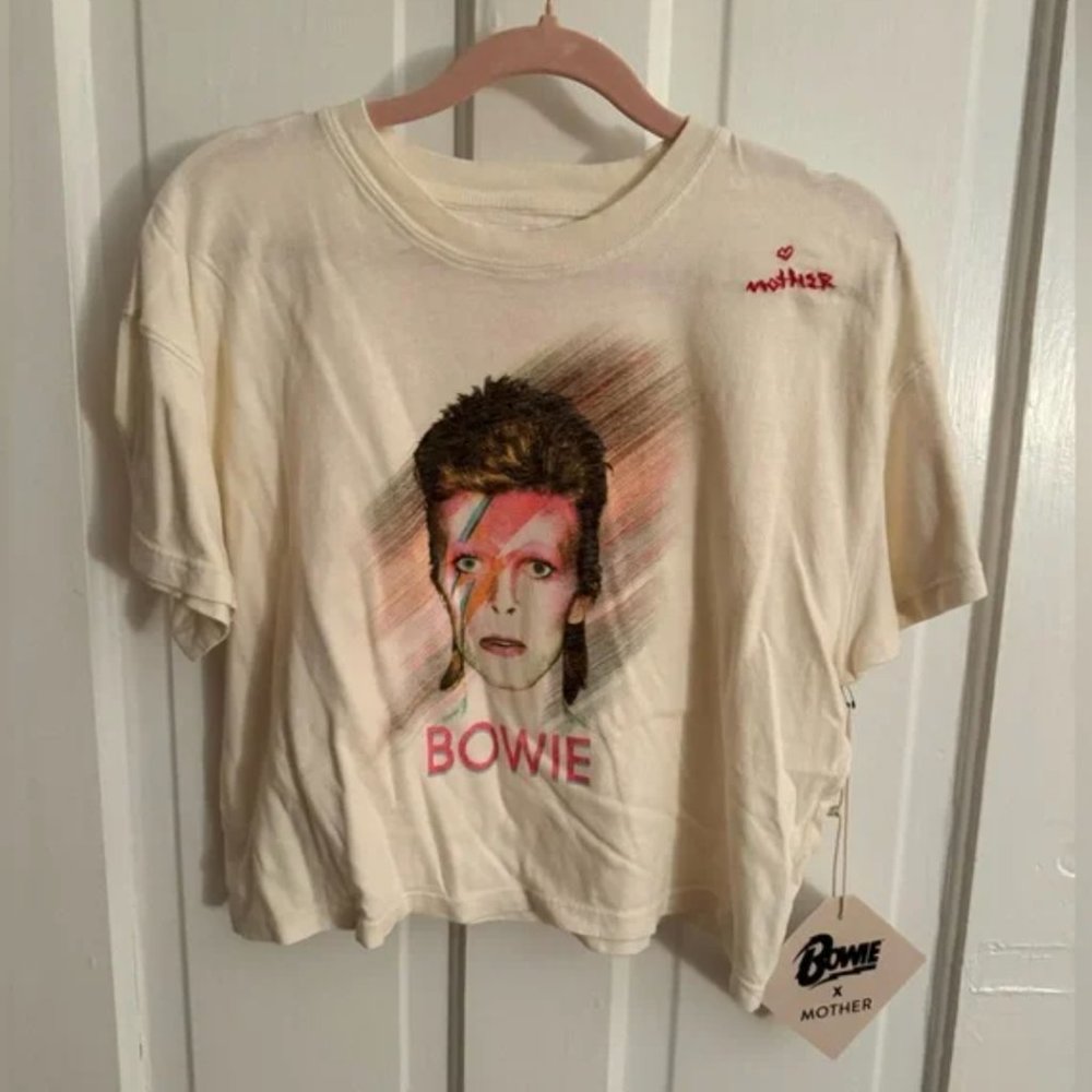 Brand new with tags MOTHER x David Bowie crop top
